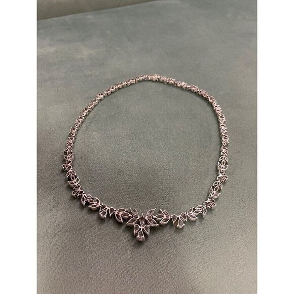 Suzanne Somers HSN Harry Winston CZ Diamond Cut REPLICA Necklace - Picture 2 of 10